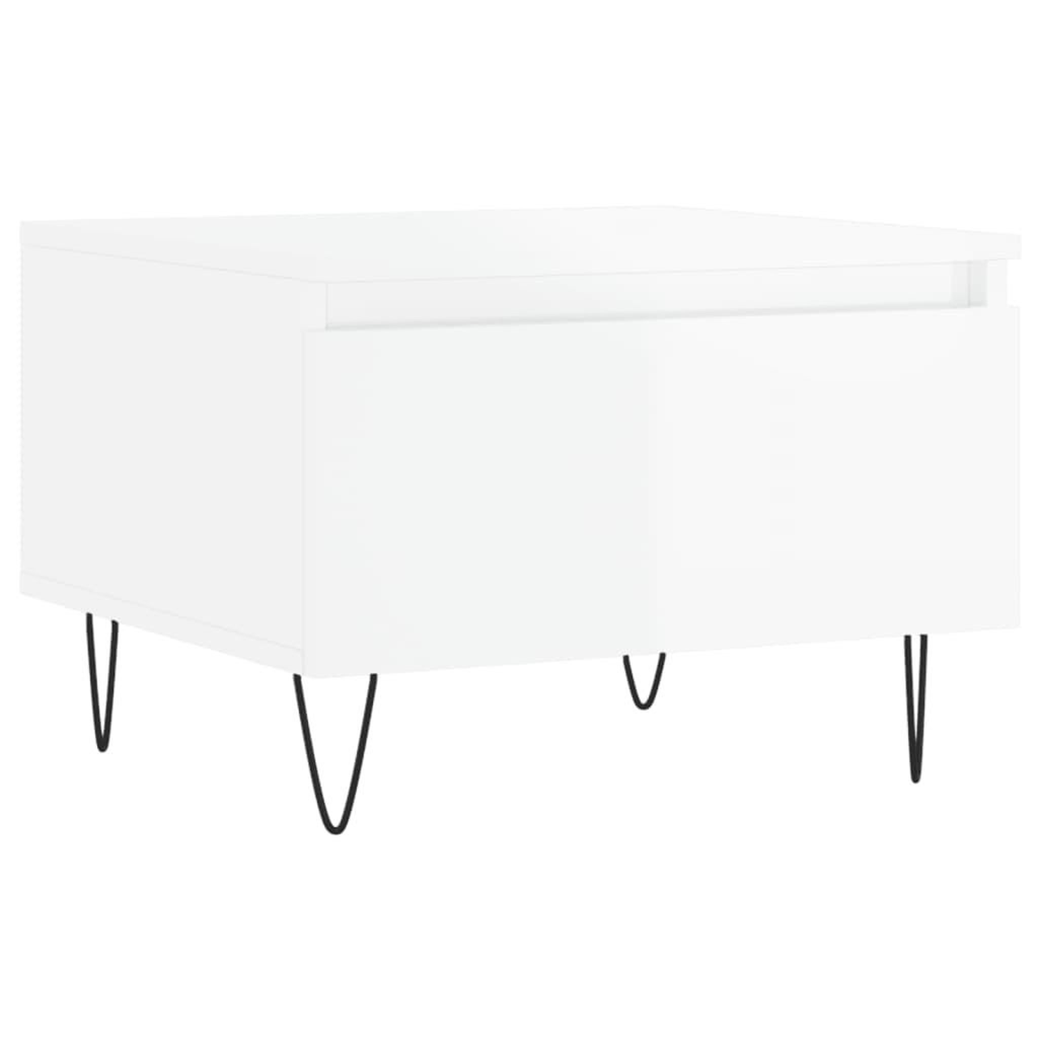 Voir la diapositive 5 : VIDAXL Tables basses 2 pcs blanc brillant 50x46x35cm bois d'ingenierie
