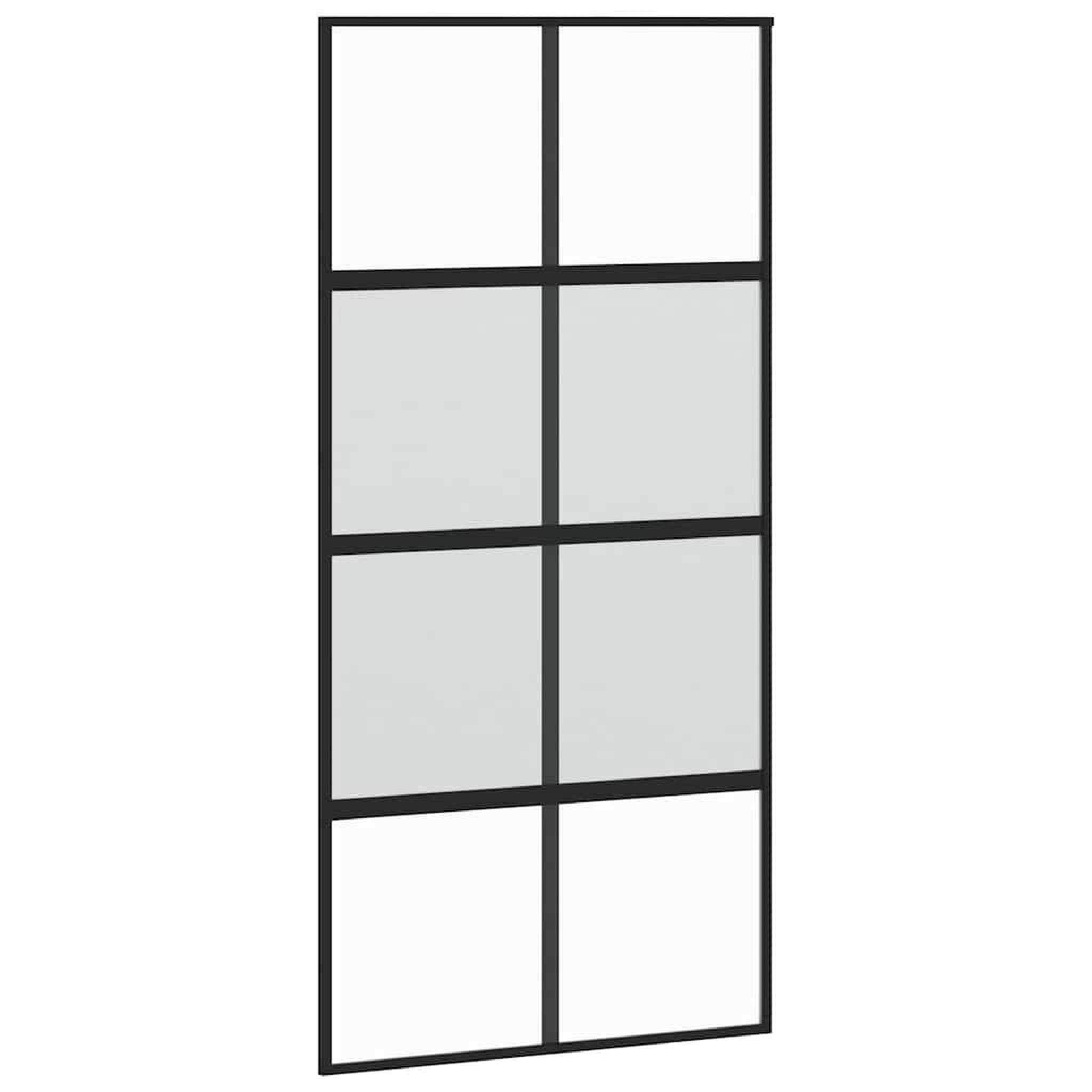 Voir la diapositive 4 : VIDAXL Porte coulissante kit de quincaillerie trempe verre aluminium