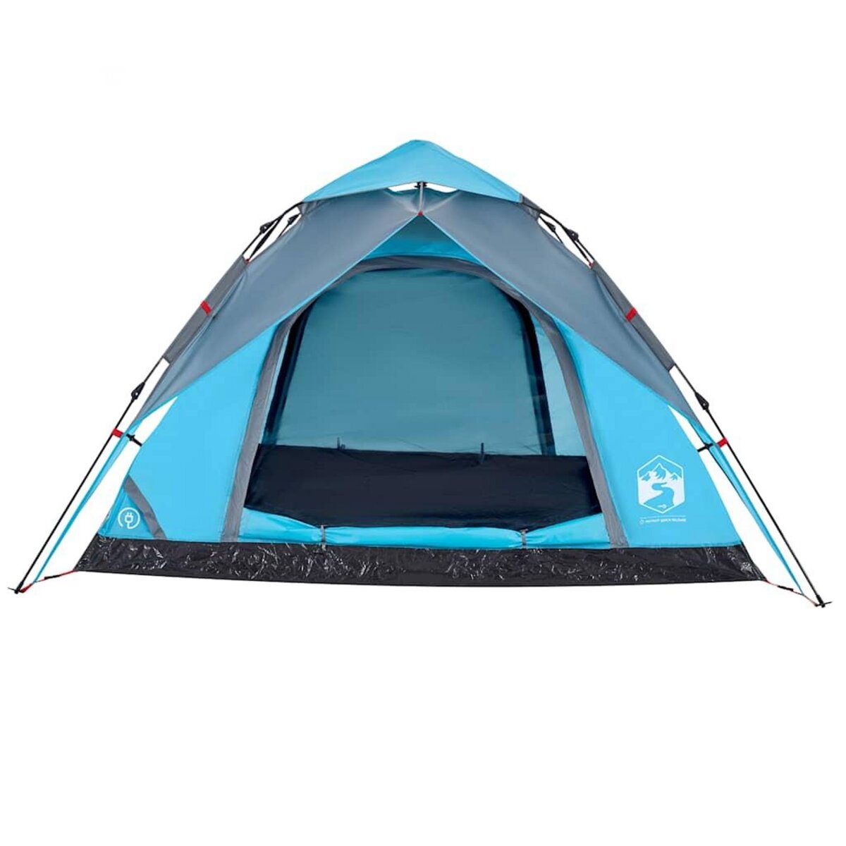 VIDAXL Tente de camping a dome 5 personnes bleu liberation rapide