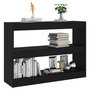 Voir la diapositive 5 : VIDAXL Bibliotheque/Separateur de piece Noir 100x30x72 cm