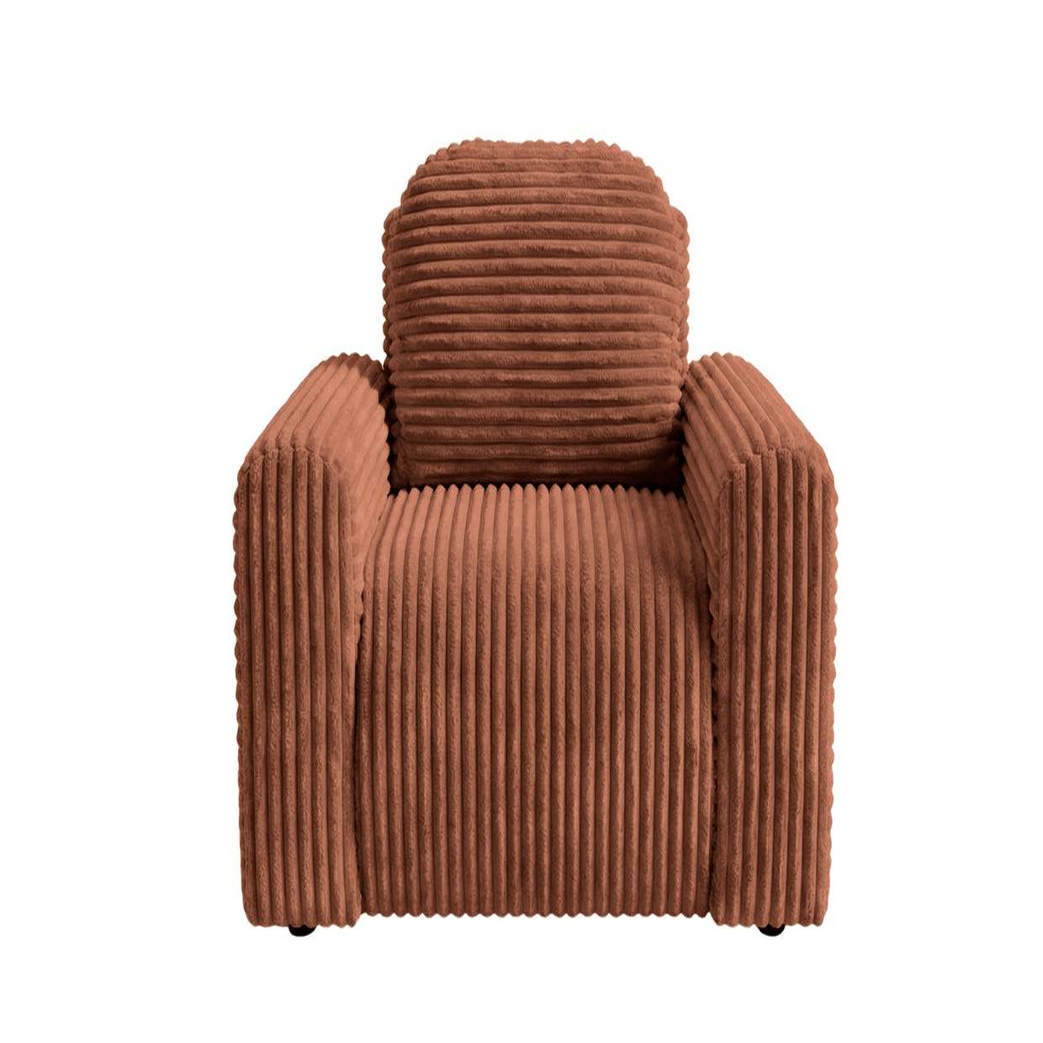 Voir la diapositive 1 : CASANOVA PARIS Elvis - fauteuil gros velours côtelé