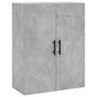 Voir la diapositive 2 : VIDAXL Armoire murale gris beton 69,5x34x90 cm