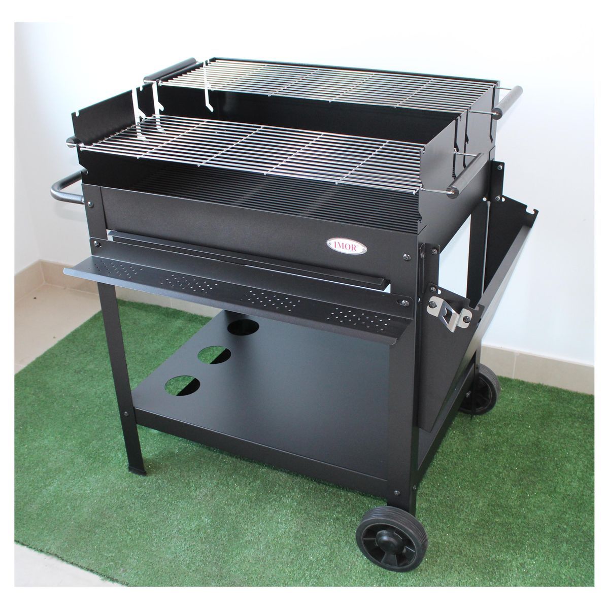 Imor Barbecue charbon de bois en acier XL V20 MADRID