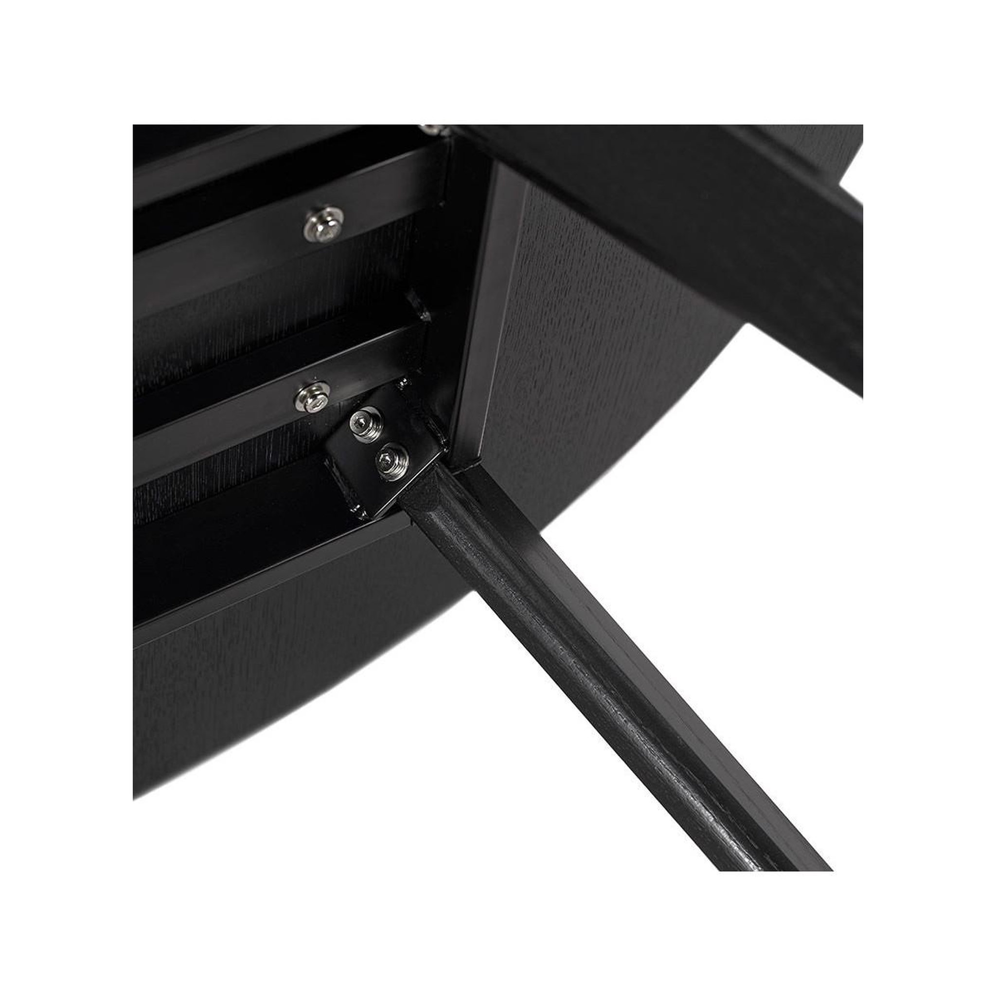 Voir la diapositive 2 : Paris Prix Table de repas design  kyoto  120cm noir