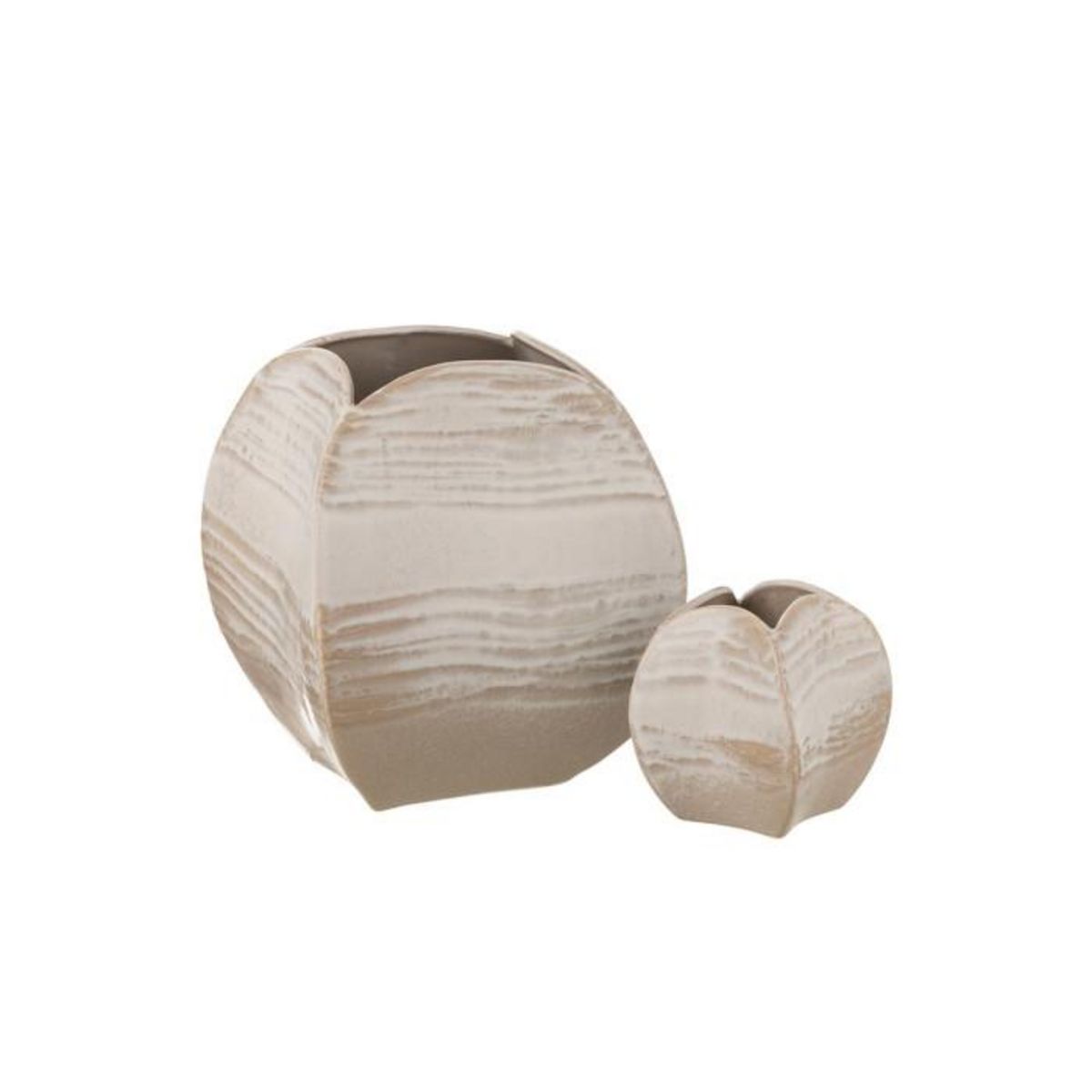 Paris Prix Vase Déco Abstrait  Dewayne  26cm Beige