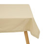 Voir la diapositive 1 : ATMOSPHERA Nappe Rectangulaire  Chambray  140x240cm Beige
