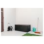 Voir la diapositive 4 : TOOMAX Coffre de rangement jardin résine - Anthracite - 550L - FLORIDA