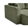 Voir la diapositive 6 : BEST MOBILIER Topaze - canapé d'angle réversible - 4 places - convertible avec coffre - en velours côtelé plat