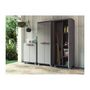 Voir la diapositive 2 : Keter KETER | ARMOIRE BASSE STILO, Gris / Noir / Rouge, 68 x 39 x 90 cm