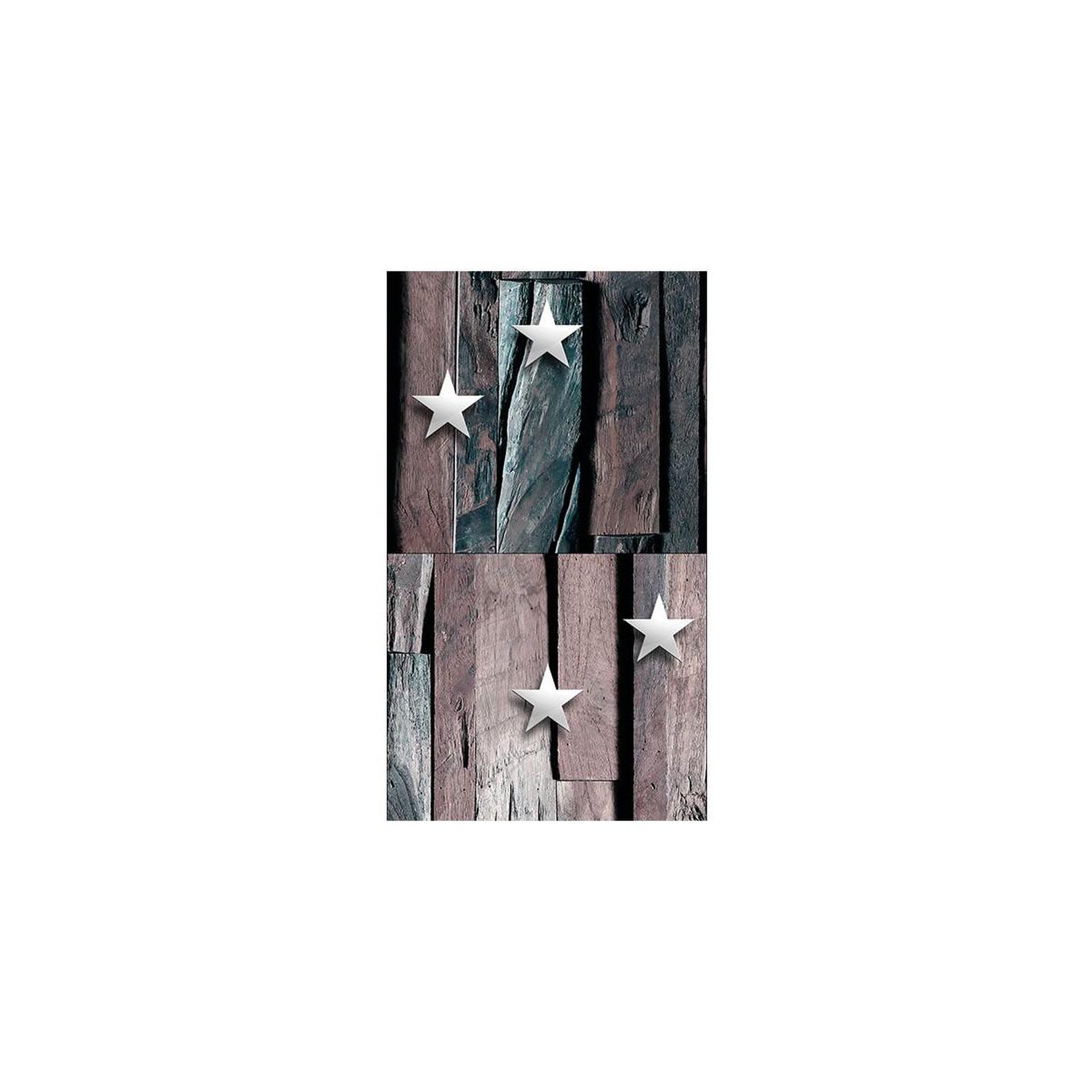 Voir la diapositive 2 : Paris Prix Papier peint  stars on wood  50x1000cm