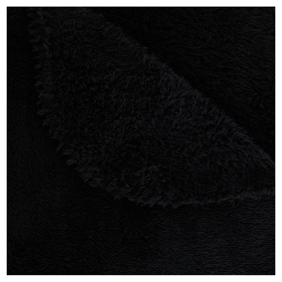 ACTUEL Plaid uni en sherpa en polyester