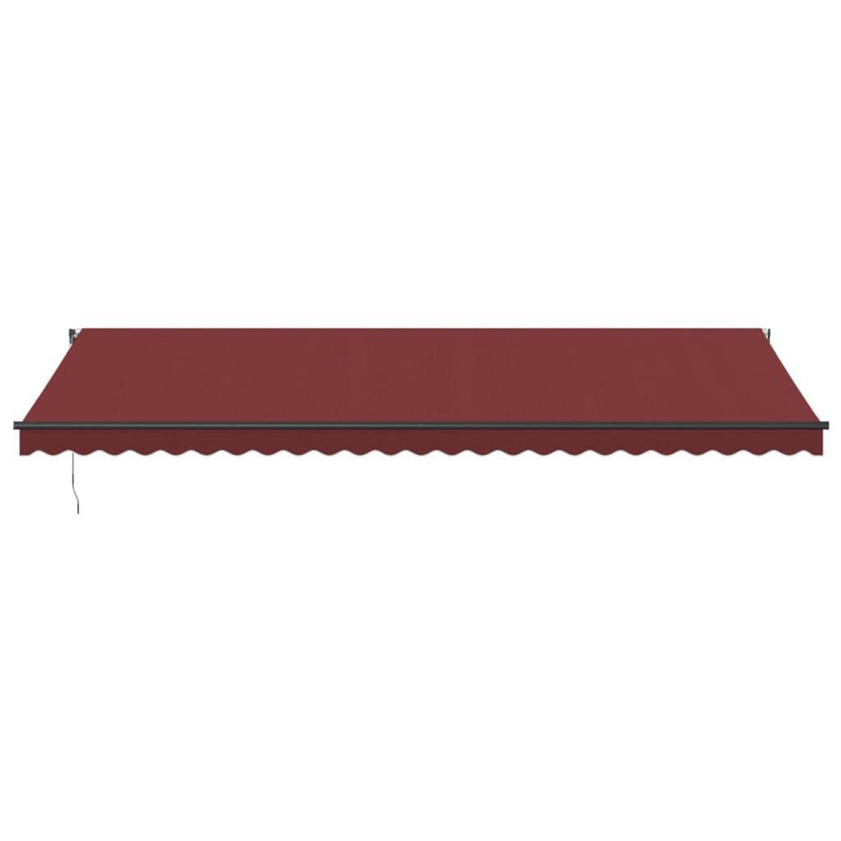 VIDAXL Auvent retractable automatique bordeaux 600x300 cm