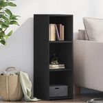VIDAXL Buffet noir 30x41x93 cm bois d'ingenierie
