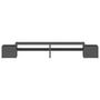 Voir la diapositive 5 : VIDAXL Support de moniteur Gris 100x27,5x15 cm Bois de pin solide
