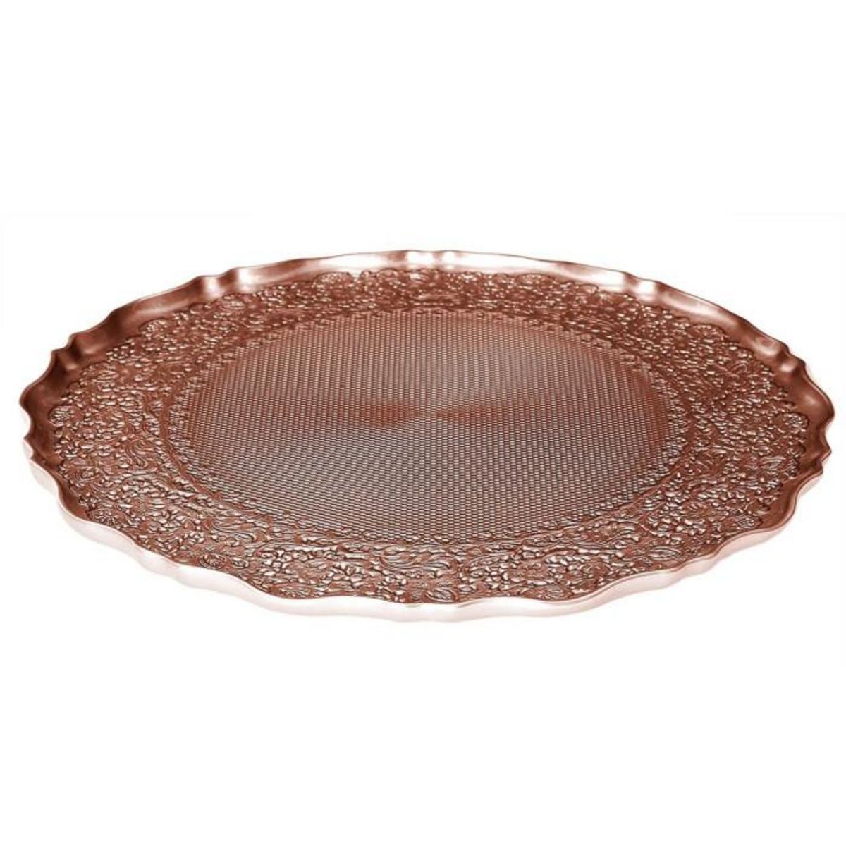 Paris Prix Lot de 6 Assiettes de Présentation  Mirage  32cm Rose