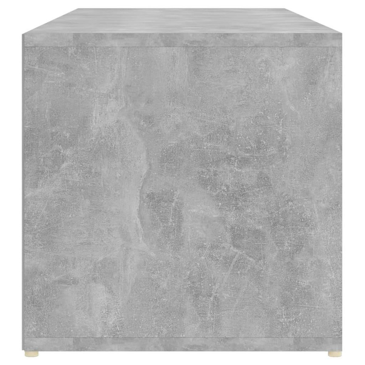 VIDAXL Banc a chaussures Gris beton 105x35x35 cm Agglomere