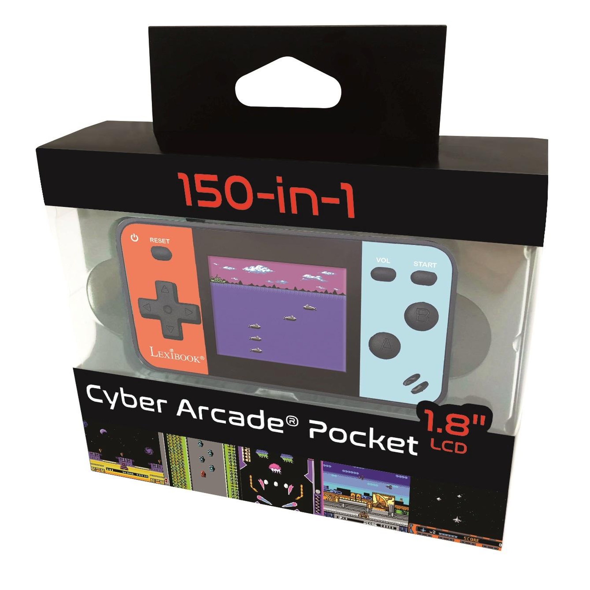 Voir la diapositive 5 : Lexibook Mini Console de jeux portable couleur Cyber Arcade Pocket
