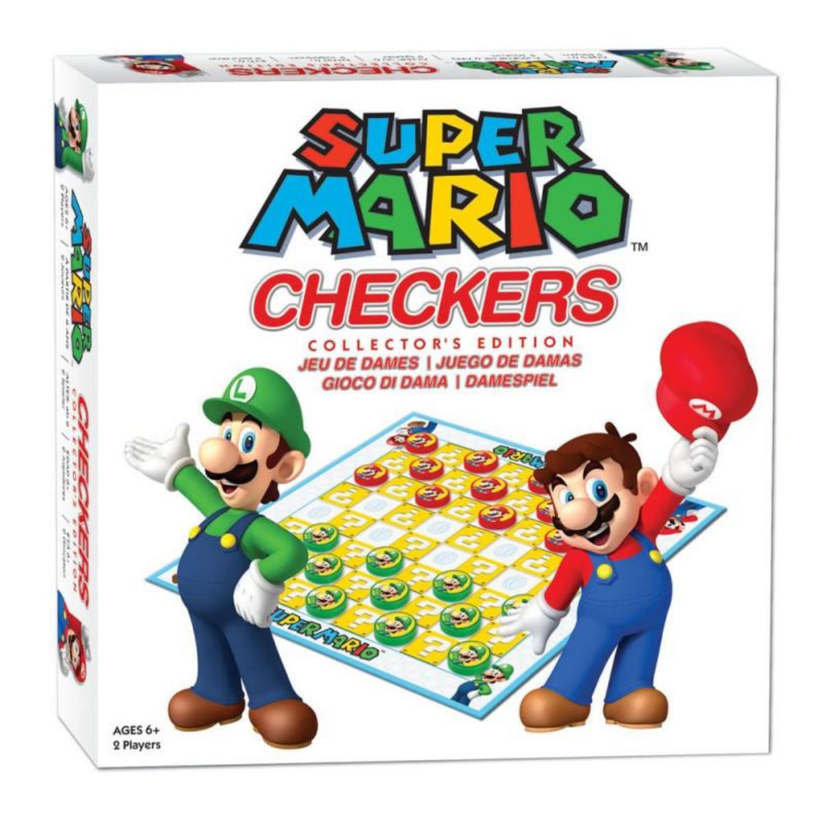 GOLIATH Jeu classique Goliath Super Mario Checkers
