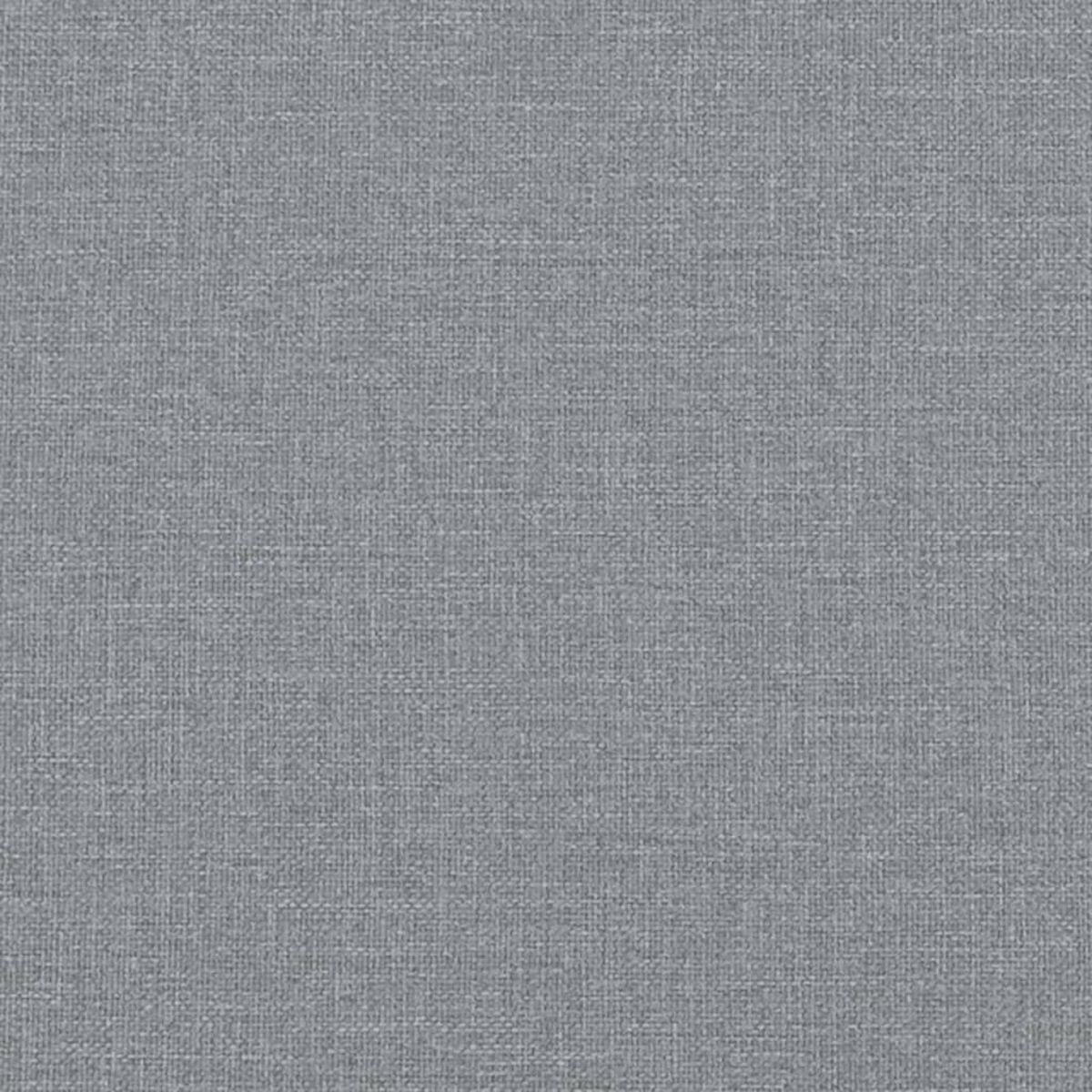 VIDAXL Ensemble de canapes 2 pcs avec coussins Gris clair Tissu