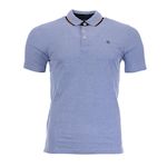 Jack & Jones Polo  Homme Jack & Jones Paulos 12175007. Coloris disponibles : Bleu