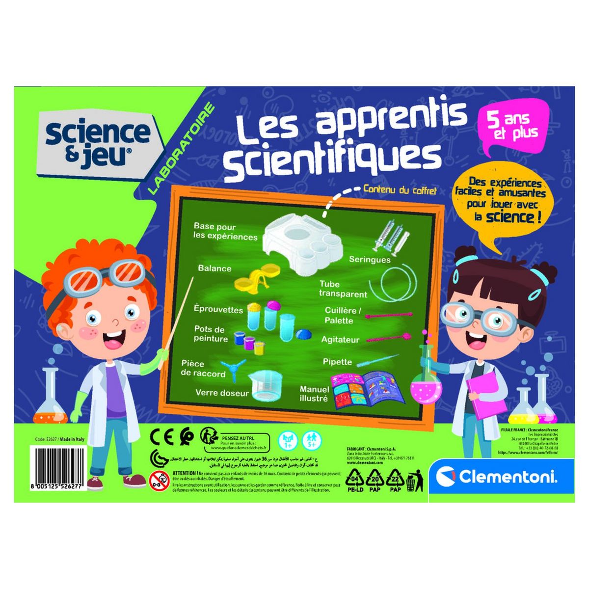 CLEMENTONI Jeu Les apprentis scientifiques Les premières expériences 