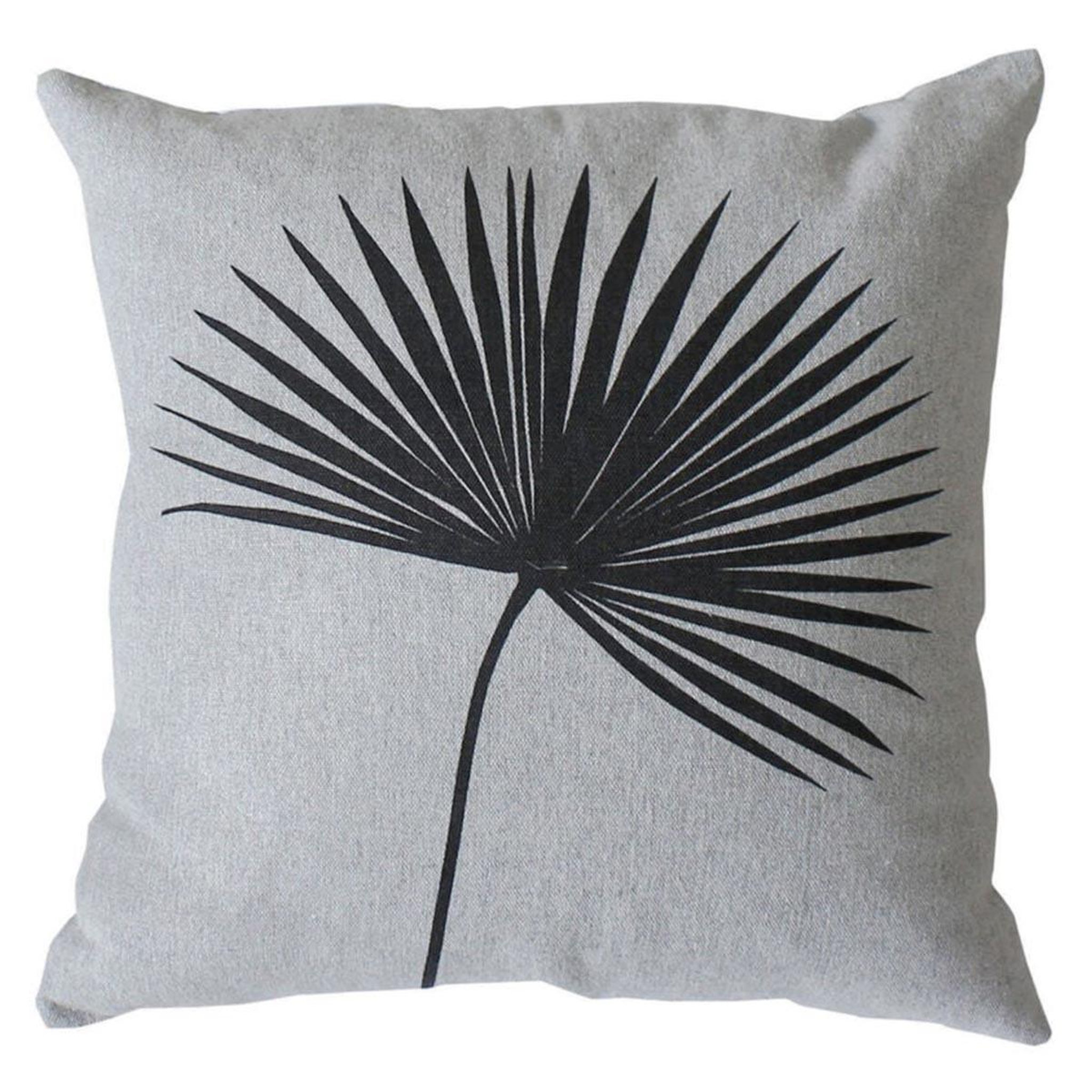 ENJOY HOME Coussin déco imprimé  baya  40x40cm gris clair