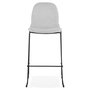 Voir la diapositive 2 : Paris Prix Tabouret de Bar Design Tissu  Molie  111cm Gris