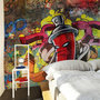 Voir la diapositive 1 : Paris Prix Papier Peint   Graffiti Monster III   270x450cm