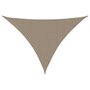 Voir la diapositive 2 : VIDAXL Voile de parasol tissu oxford triangulaire 3x4x4 m taupe