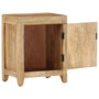 Voir la diapositive 4 : VIDAXL Table de chevet 40x30x50 cm Bois de manguier massif