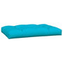 Voir la diapositive 5 : VIDAXL Coussins de palette lot de 2 turquoise tissu