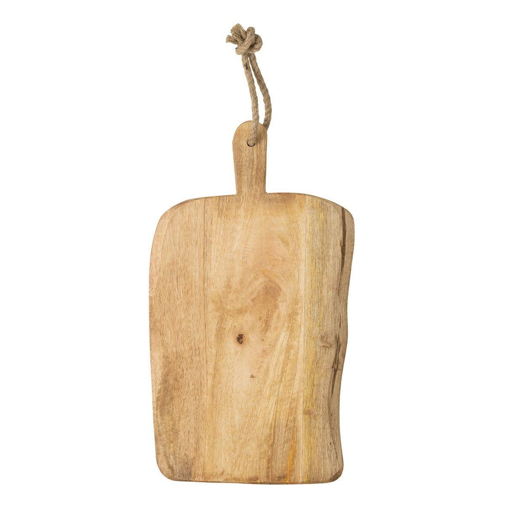 Voir la diapositive 2 : J-LINE Planche à découper rectangle  bois  50cm naturel