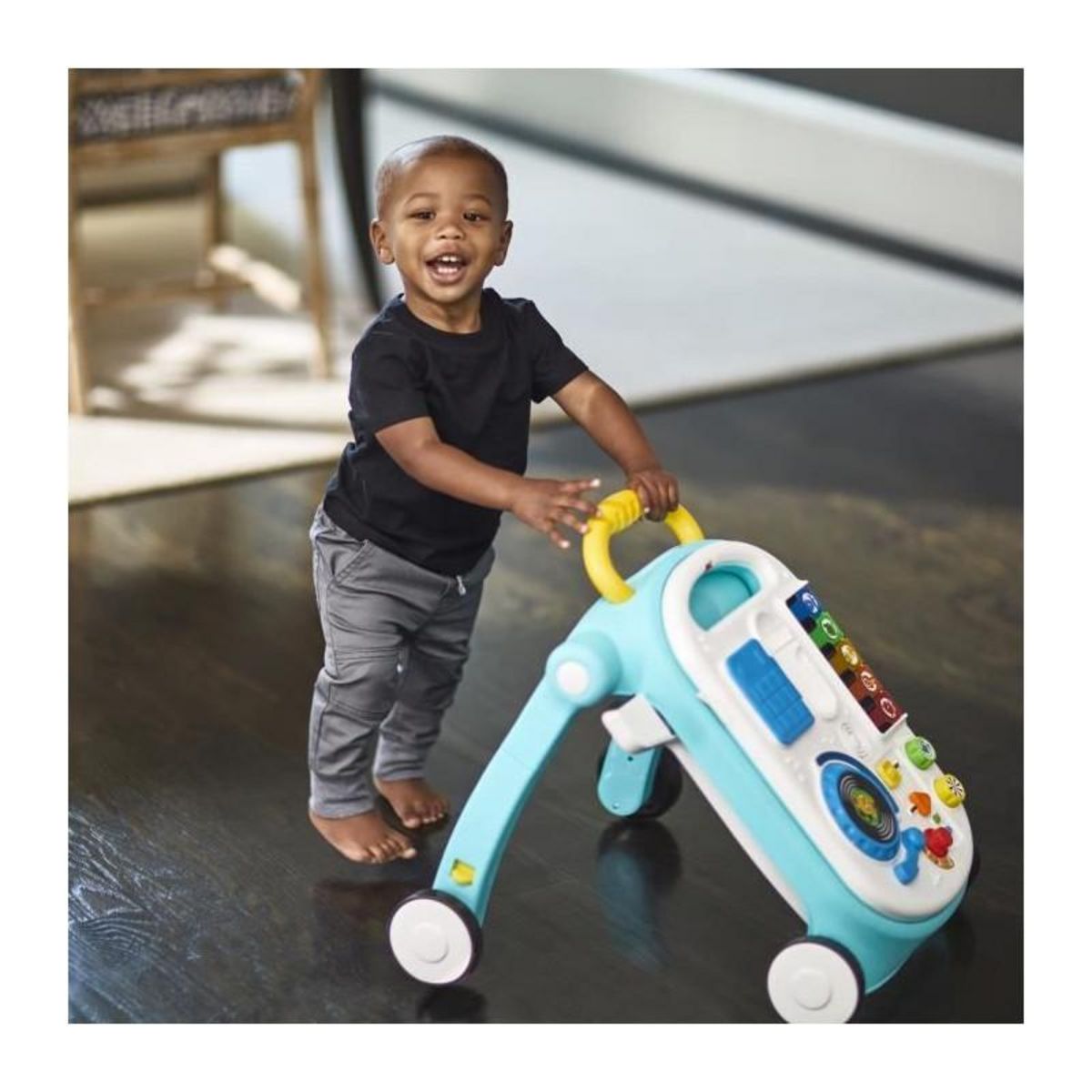 BABY EINSTEIN Trotteur et Table d'Activité 4 en 1 Jouet Musical - BABY EINSTEIN - Mix 'N Roll - 100 Sons - Découverte musique et couleurs