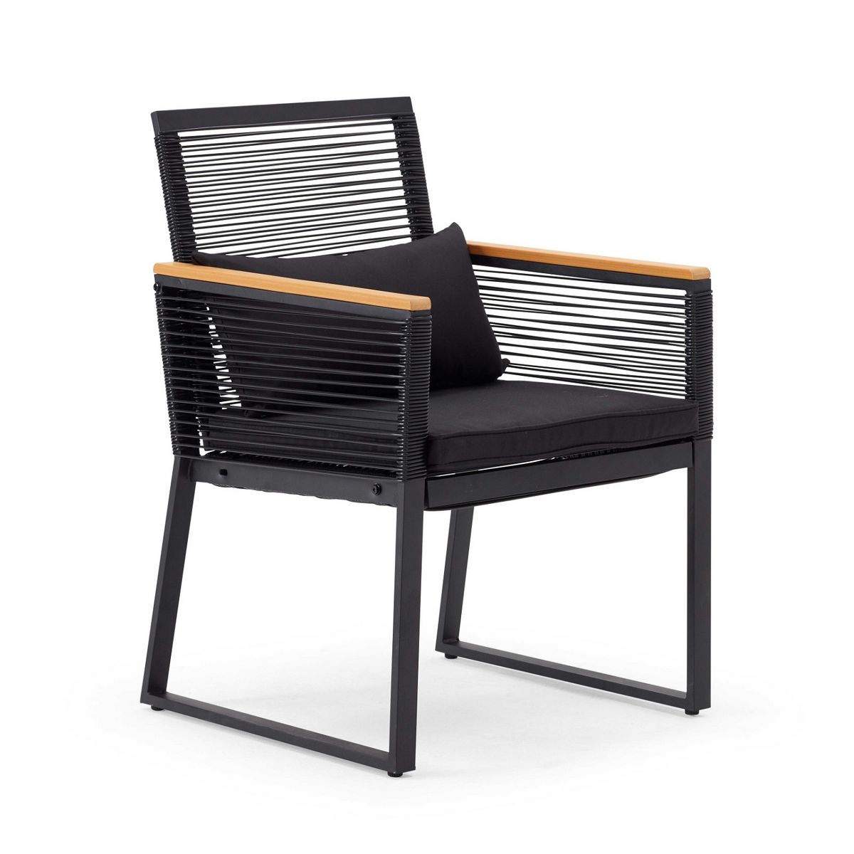 Oviala Salon bas de jardin en acier 5 personnes AGDE