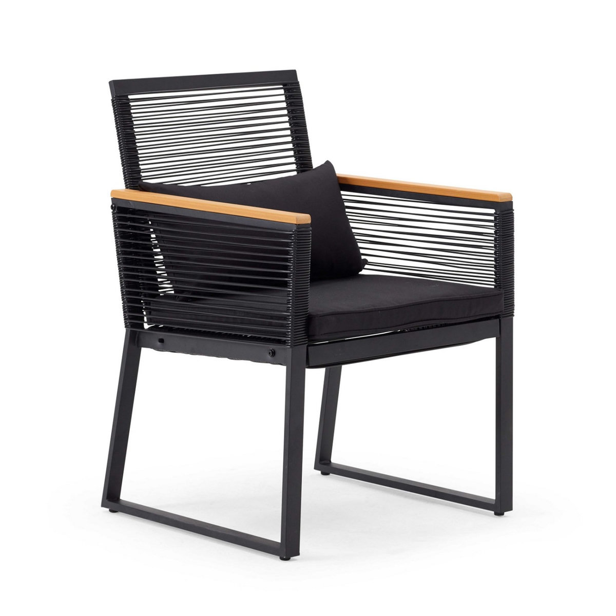 Oviala Salon bas de jardin en acier 5 personnes AGDE