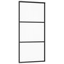 Voir la diapositive 3 : VIDAXL Porte coulissante et quincaillerie Verre et Aluminium 90x205 cm