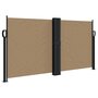 Voir la diapositive 2 : VIDAXL Auvent lateral retractable taupe 120x1000 cm
