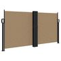 Voir la diapositive 2 : VIDAXL Auvent lateral retractable taupe 120x1000 cm