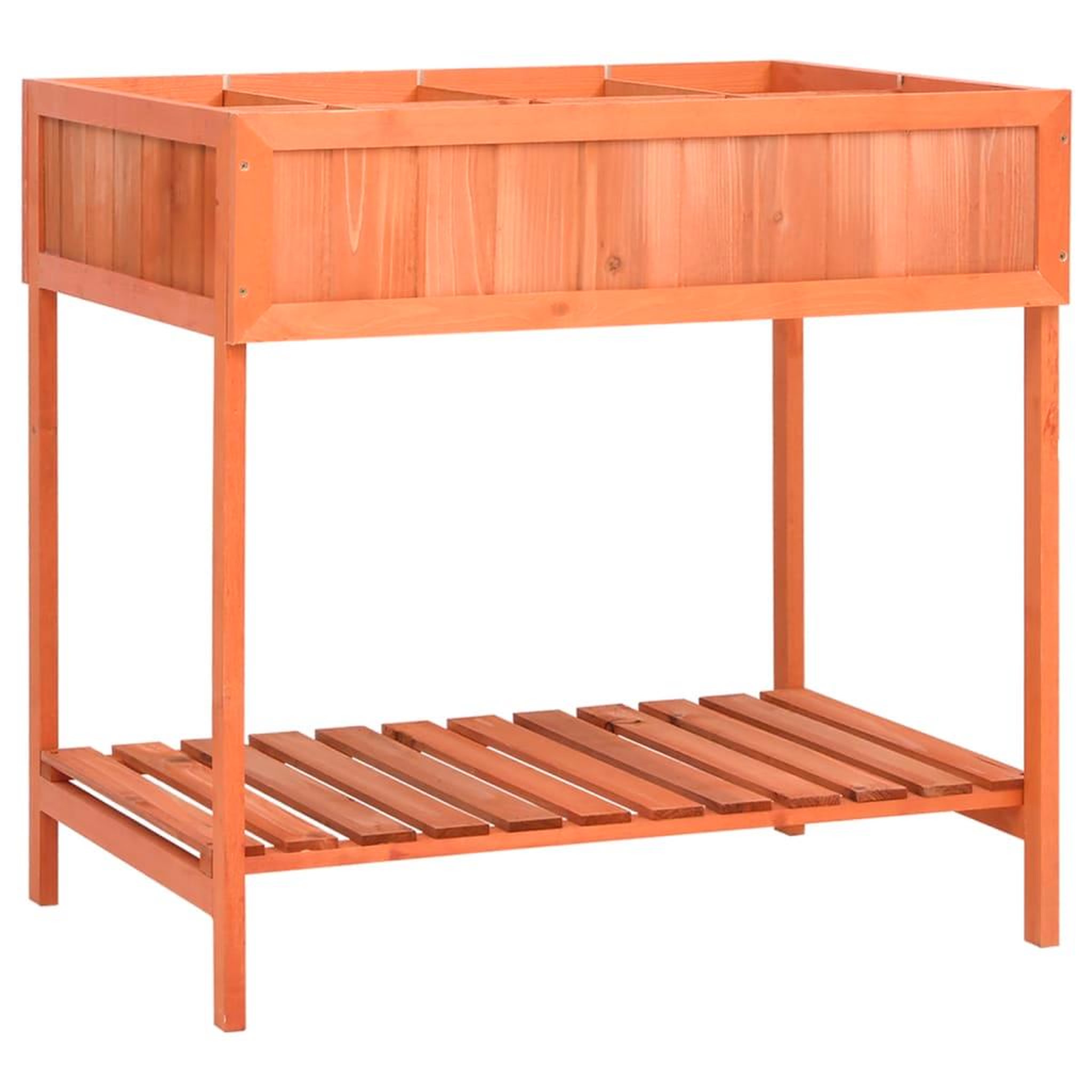 Voir la diapositive 2 : VIDAXL Jardiniere a herbes 80x60x80 cm Bois de sapin massif