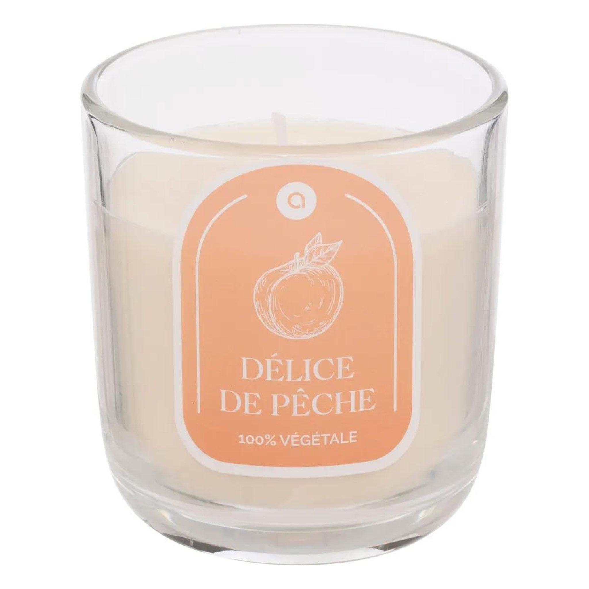 ATMOSPHERA Bougie parfumée en verre  floa  210g pêche