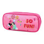 Voir la diapositive 2 : Bagtrotter BAGTROTTER Trousse scolaire rectangulaire Disney Minnie Rose Fun