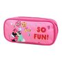 Voir la diapositive 2 : Bagtrotter BAGTROTTER Trousse scolaire rectangulaire Disney Minnie Rose Fun