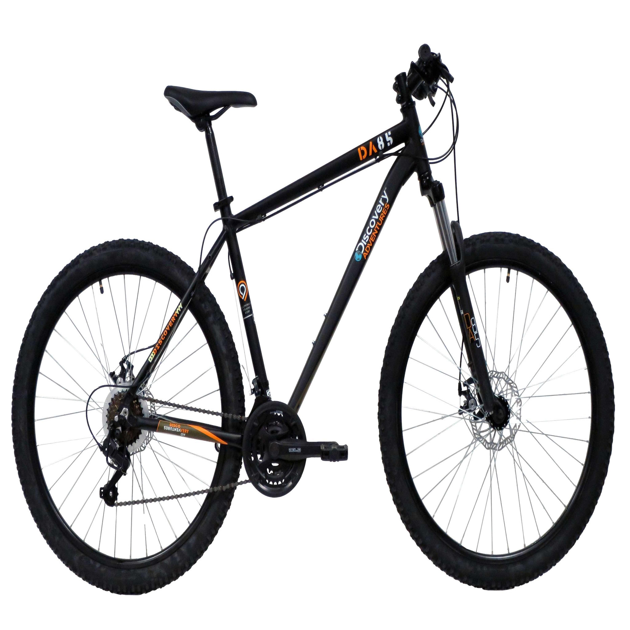 Voir la diapositive 1 : DISCOVERY ADVENTURES Vélo VTT 27,5'' Rigide Homme  Discovery Adventures  - Cadre Alu -  Double Freins à Disque - Dérailleur Shimano - Sélecteurs à gâchettes -  Fourche télescopique - Potence headset