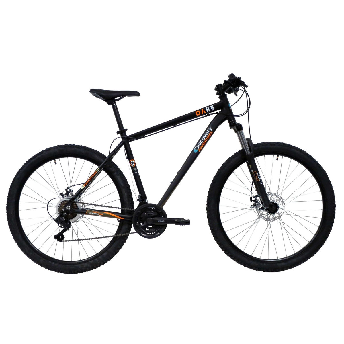 DISCOVERY ADVENTURES Vélo VTT 27,5'' Rigide Homme  Discovery Adventures  - Cadre Alu -  Double Freins à Disque - Dérailleur Shimano - Sélecteurs à gâchettes -  Fourche télescopique - Potence headset