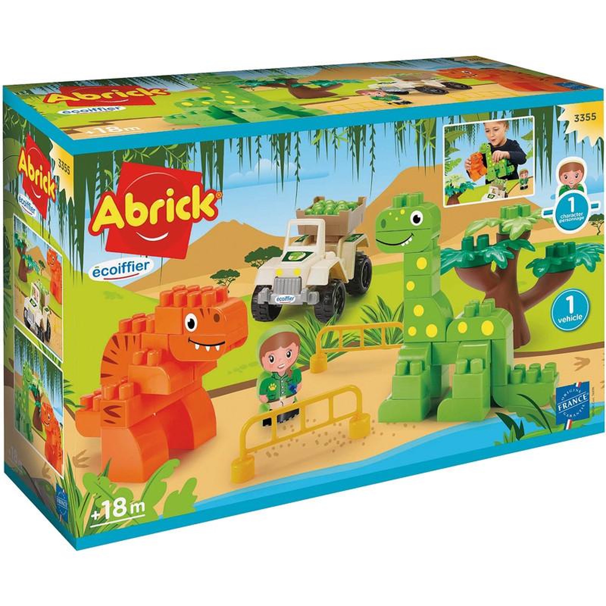Voir la diapositive 1 : Ecoiffier DINO PARK ABRICK ECOIFFIER ECO3355