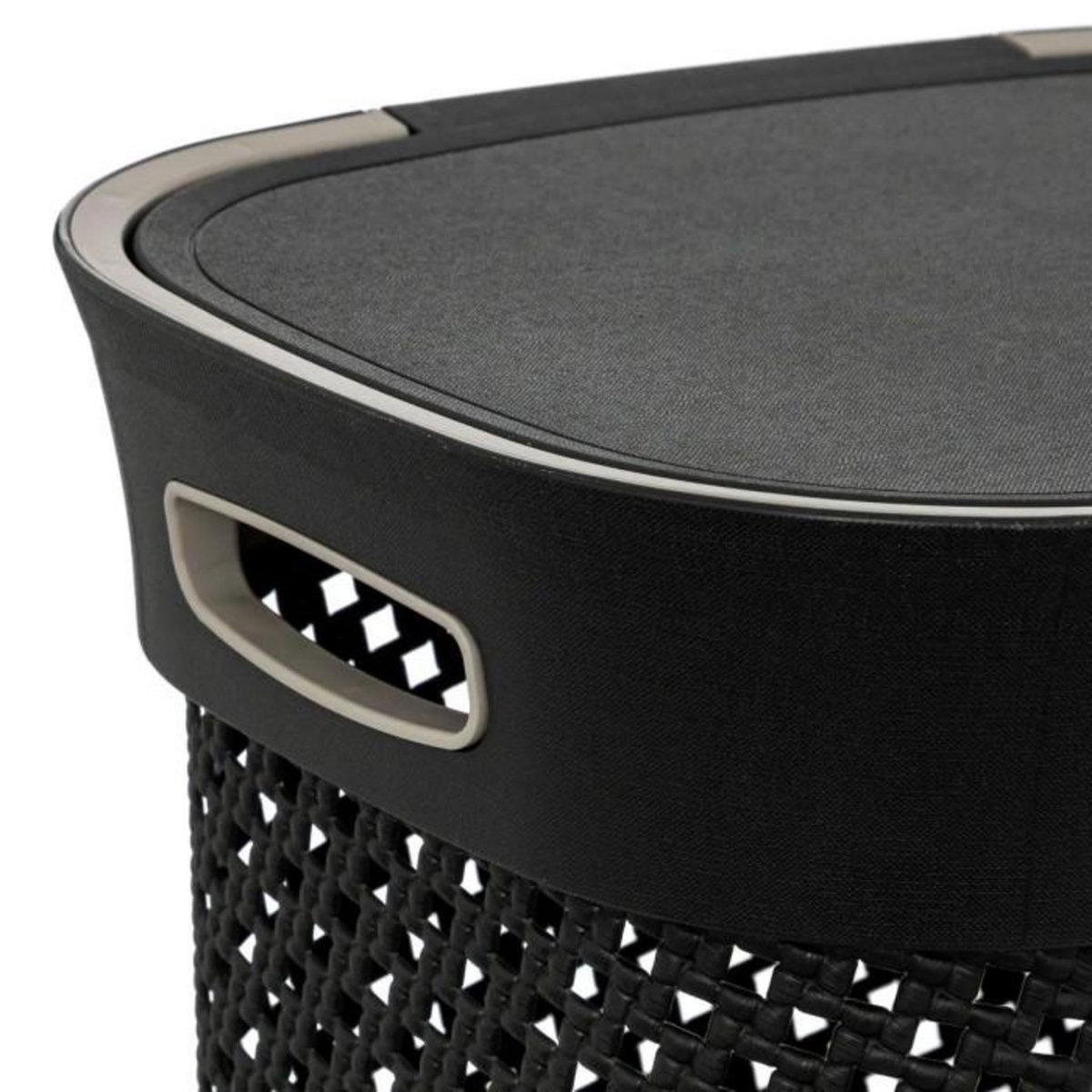 FIVE Panier à Linge Ajouré  Purl  60L Gris