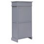 Voir la diapositive 3 : VIDAXL Armoire a chaussures Gris 50 x 28 x 98 cm Bois de Paulownia