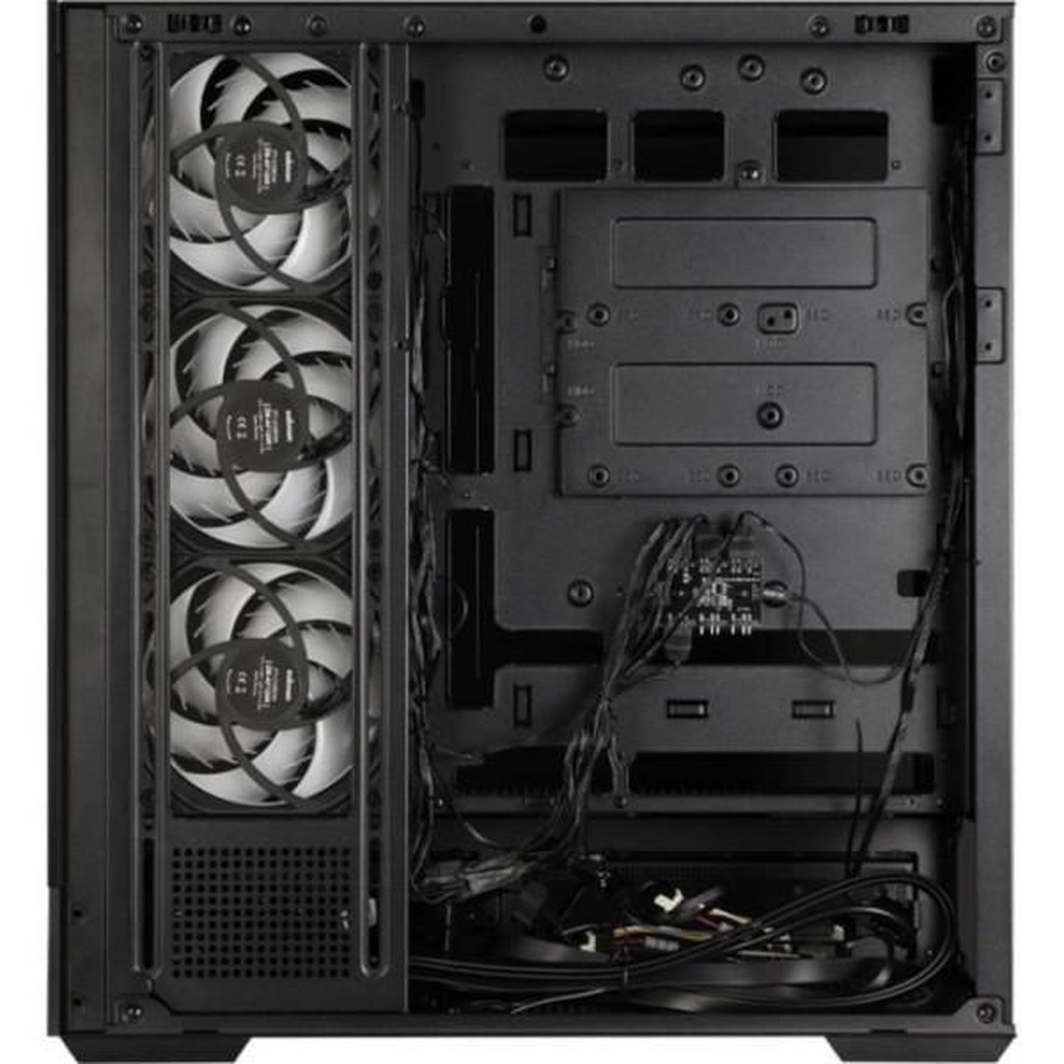 Boitier sans alimentation - ZALMAN P40 DS - Moyen tour - Format ATX - Noir