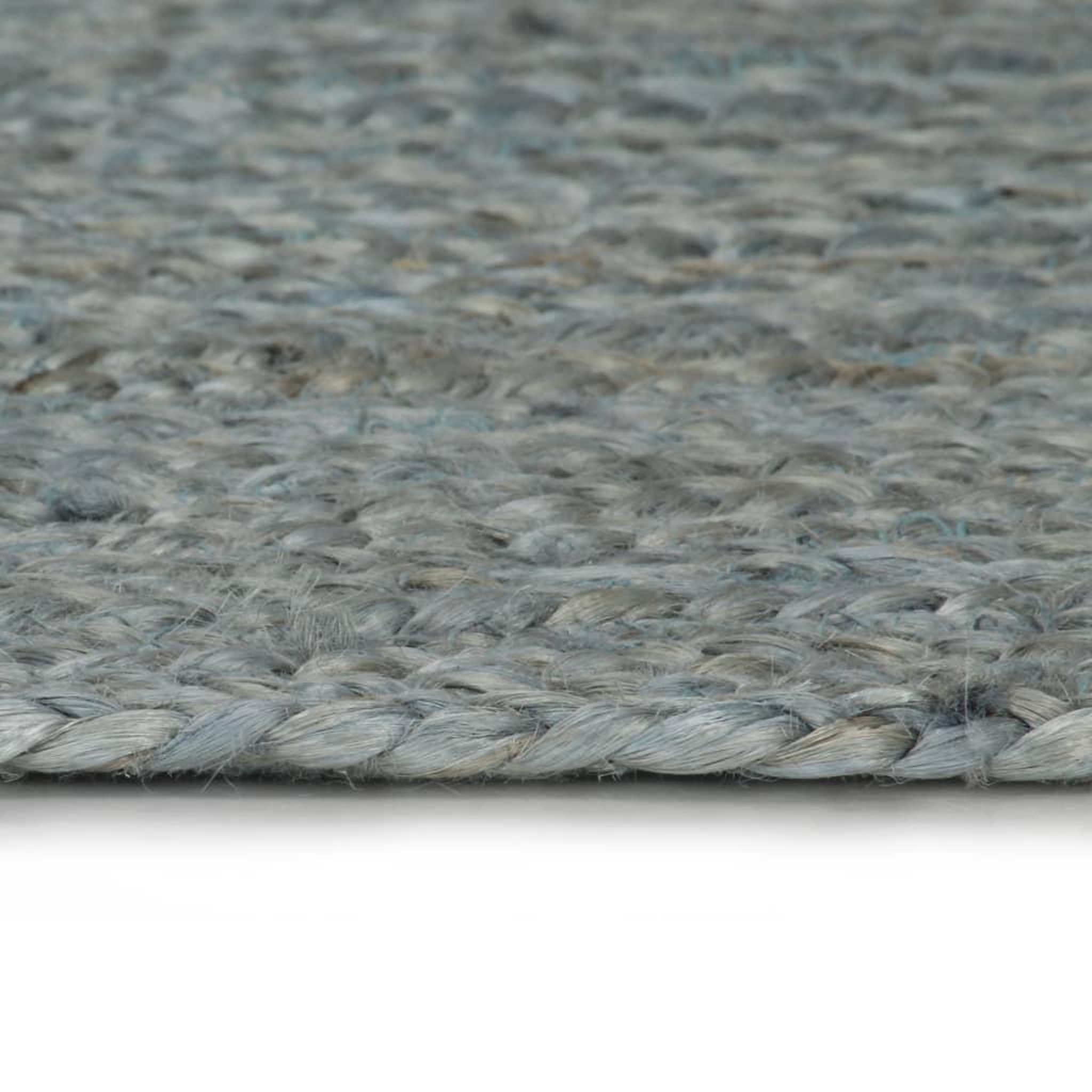 Voir la diapositive 3 : VIDAXL Tapis fait a la main Jute Rond 210 cm Vert olive