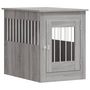 Voir la diapositive 2 : VIDAXL Meuble de cage pour chiens sonoma gris 55x80x68 cm